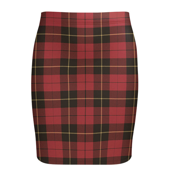 Wallace (Wallas) Weathered Tartan Fitted Skirt