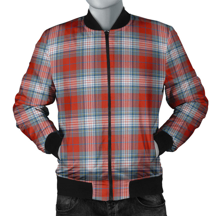 Warden Ancient Clan Badge Tartan Bomber Jacket