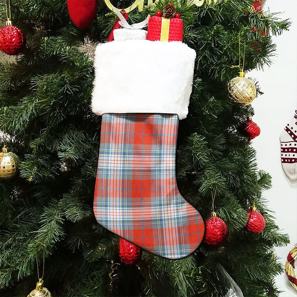 Warden Ancient Clan Badge Tartan Christmas Stocking