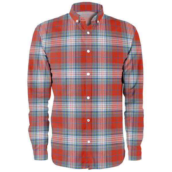 Warden Ancient Clan Badge Tartan Long Sleeve Shirt