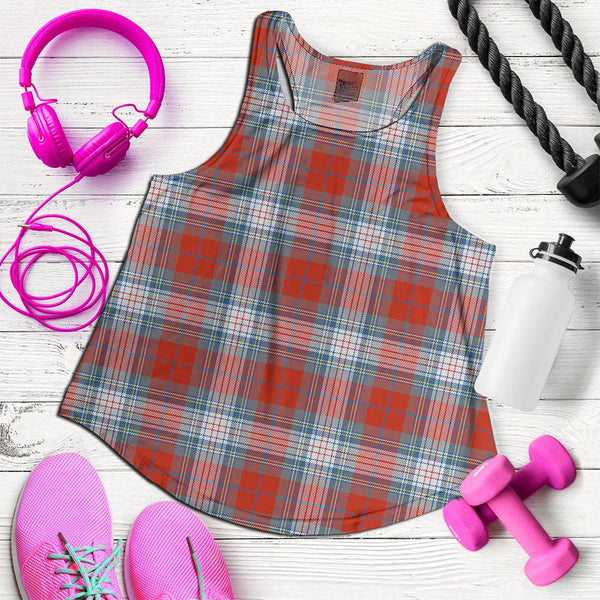 Warden Ancient Clan Badge Tartan Women Racerback Tank Top