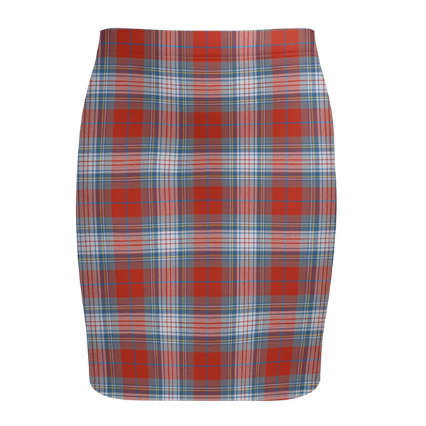 Warden Ancient Tartan Fitted Skirt