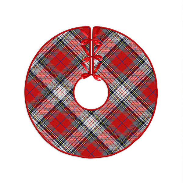 Warden Modern Clan Badge Tartan Christmas Tree Skirt
