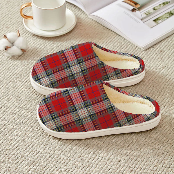 Warden Modern Clan Badge Tartan Plush Slipper