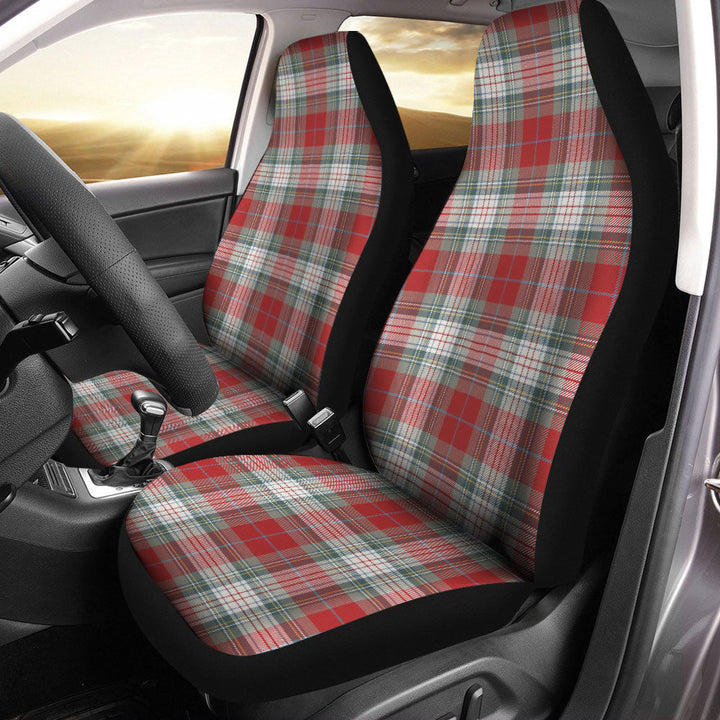 Warden Weathered Clan Badge Tartan Car Seat Covers