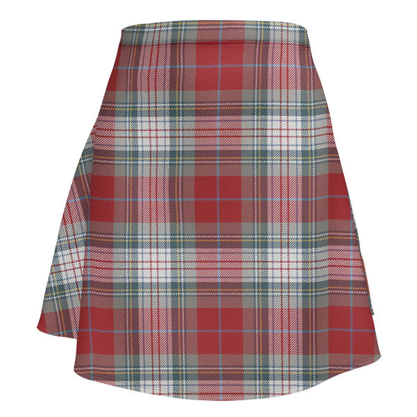 Warden Weathered Clan Badge Tartan Flared Skirt