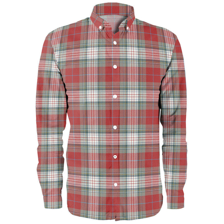 Warden Weathered Clan Badge Tartan Long Sleeve Shirt