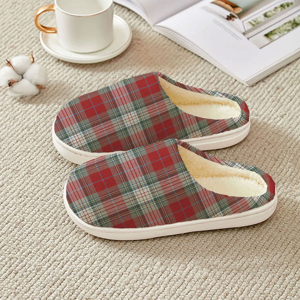 Warden Weathered Clan Badge Tartan Plush Slipper