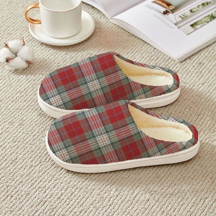 Warden Weathered Clan Badge Tartan Plush Slipper