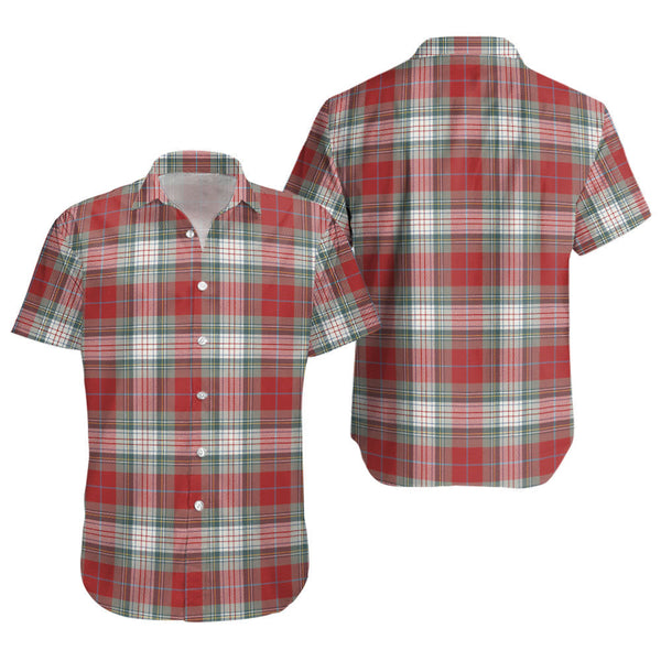 Warden Weathered Clan Badge Tartan Short Sleeve Shirt