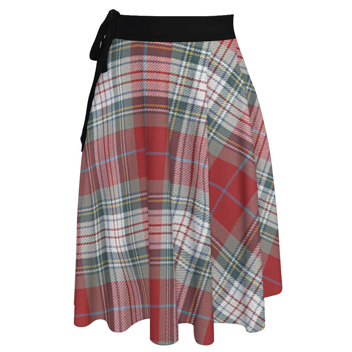 Warden Weathered Tartan Wrap Skirt
