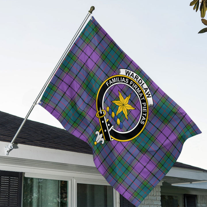 Wardlaw Ancient Clan Badge Tartan House Flag