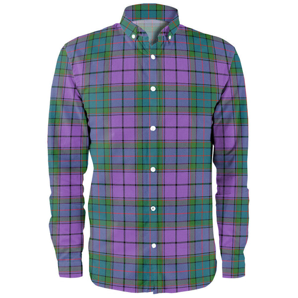 Wardlaw Ancient Clan Badge Tartan Long Sleeve Shirt