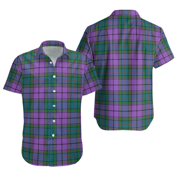 Wardlaw Ancient Clan Badge Tartan Short Sleeve Shirt