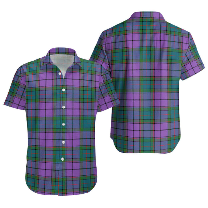 Wardlaw Ancient Clan Badge Tartan Short Sleeve Shirt