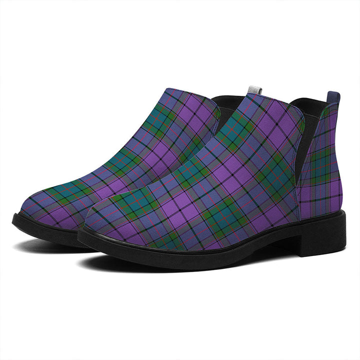 Wardlaw Ancient Tartan Flat Ankle Boots
