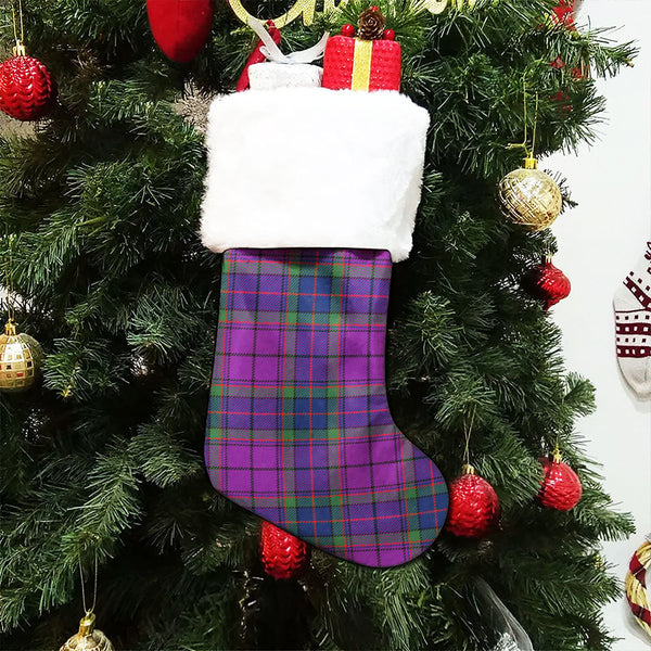 Wardlaw Modern Clan Badge Tartan Christmas Stocking