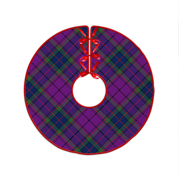 Wardlaw Modern Clan Badge Tartan Christmas Tree Skirt