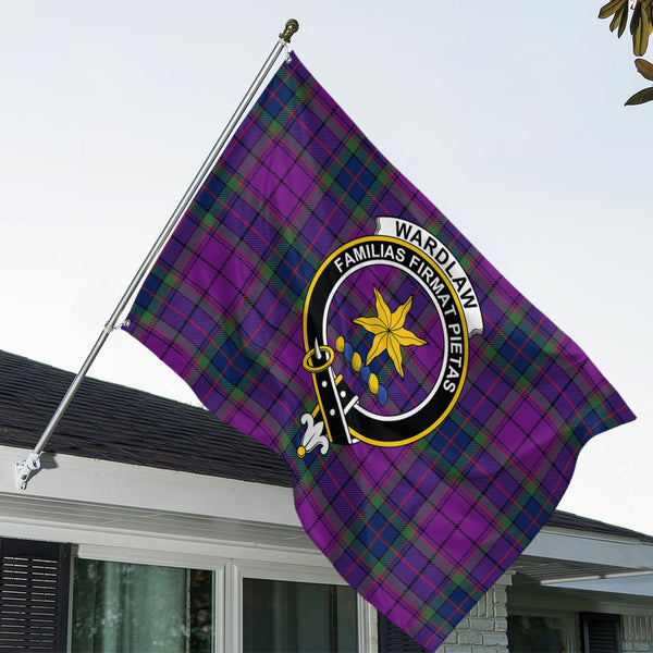 Wardlaw Modern Clan Badge Tartan House Flag