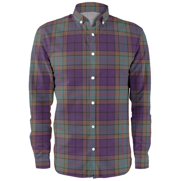 Wardlaw Weathered Clan Badge Tartan Long Sleeve Shirt