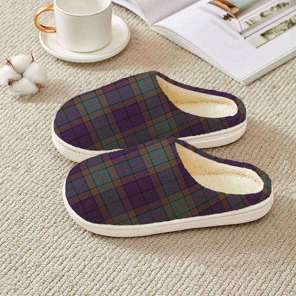 Wardlaw Weathered Clan Badge Tartan Plush Slipper