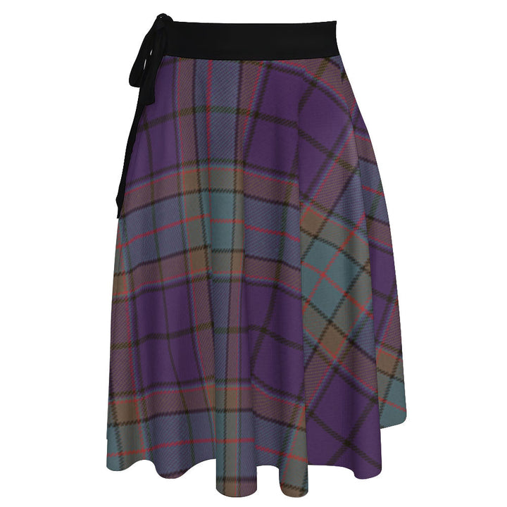 Wardlaw Weathered Tartan Wrap Skirt