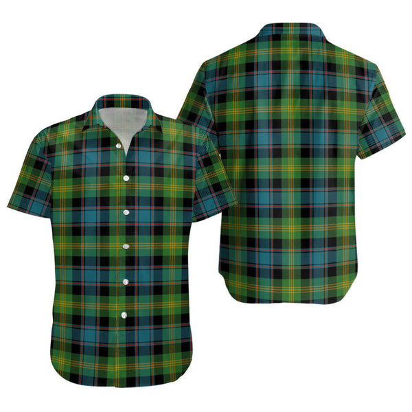 Watson (Wate Watt) Ancient Clan Badge Tartan Short Sleeve Shirt