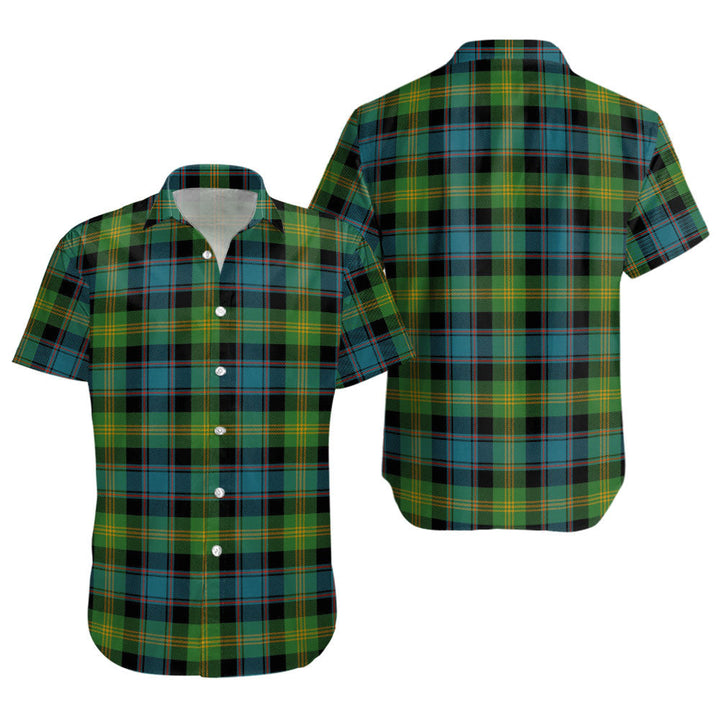 Watson (Wate Watt) Ancient Clan Badge Tartan Short Sleeve Shirt