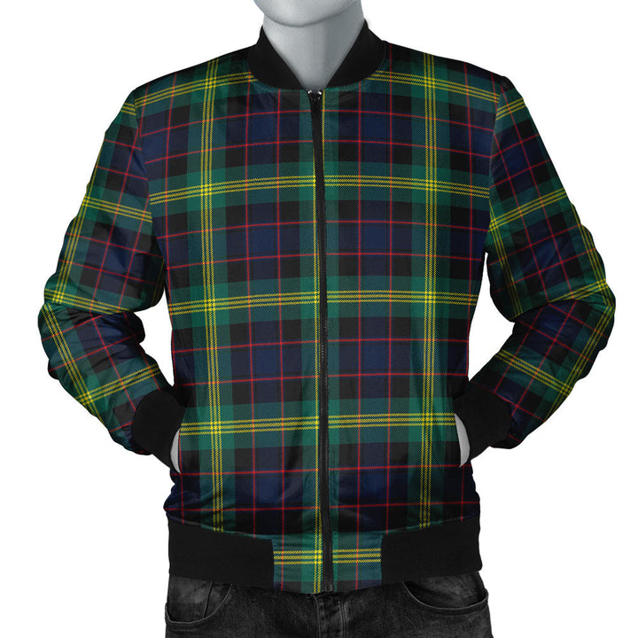 Watson (Wate Watt) Modern Clan Badge Tartan Bomber Jacket