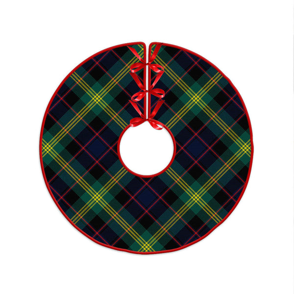 Watson (Wate Watt) Modern Clan Badge Tartan Christmas Tree Skirt