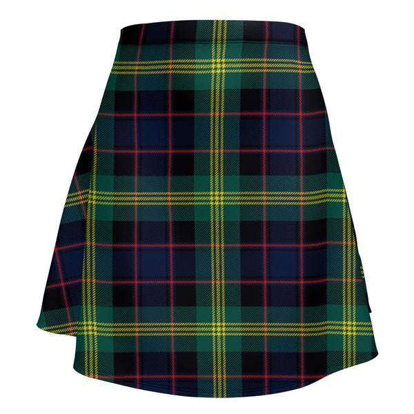 Watson (Wate Watt) Modern Clan Badge Tartan Flared Skirt