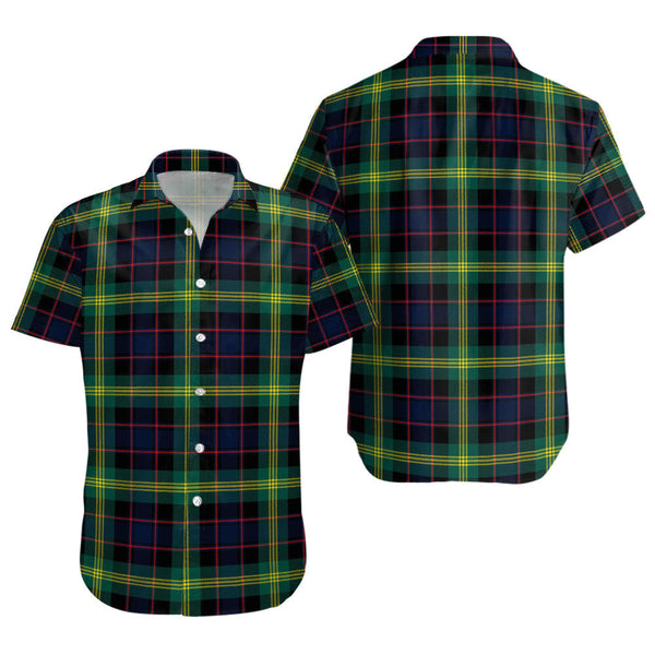 Watson (Wate Watt) Modern Clan Badge Tartan Short Sleeve Shirt