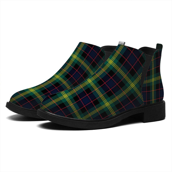 Watson (Wate Watt) Modern Tartan Flat Ankle Boots