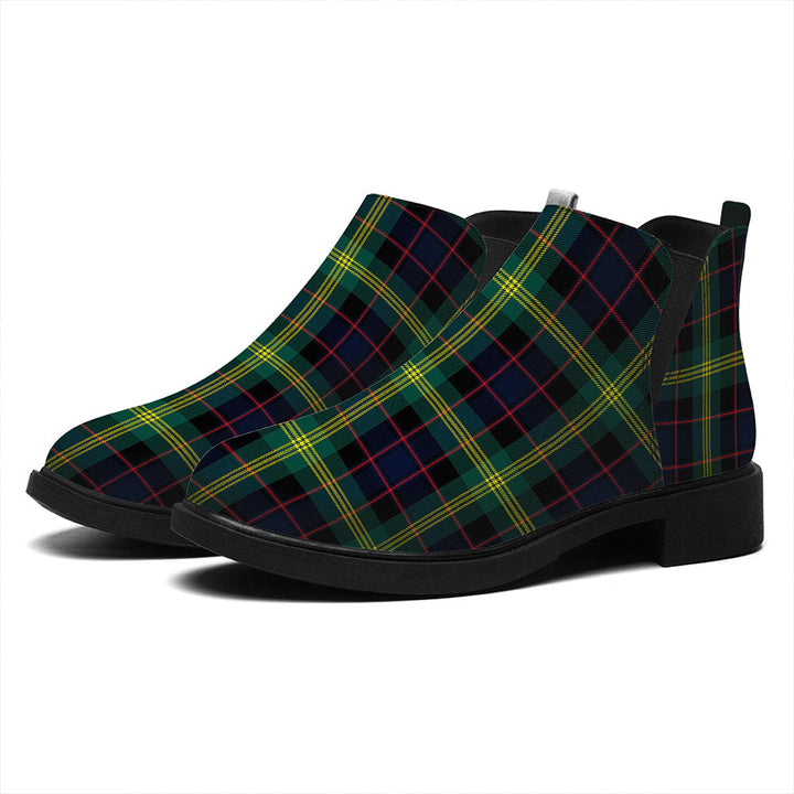 Watson (Wate Watt) Modern Tartan Flat Ankle Boots