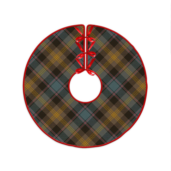 Watson (Wate Watt) Weathered Clan Badge Tartan Christmas Tree Skirt