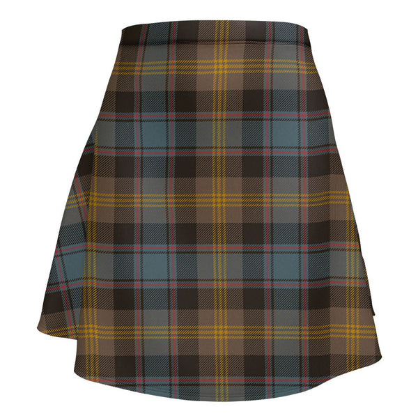 Watson (Wate Watt) Weathered Clan Badge Tartan Flared Skirt