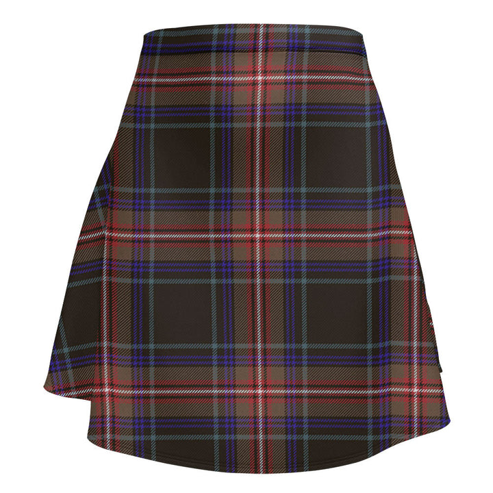 Watt (Wate) Weathered Clan Badge Tartan Flared Skirt