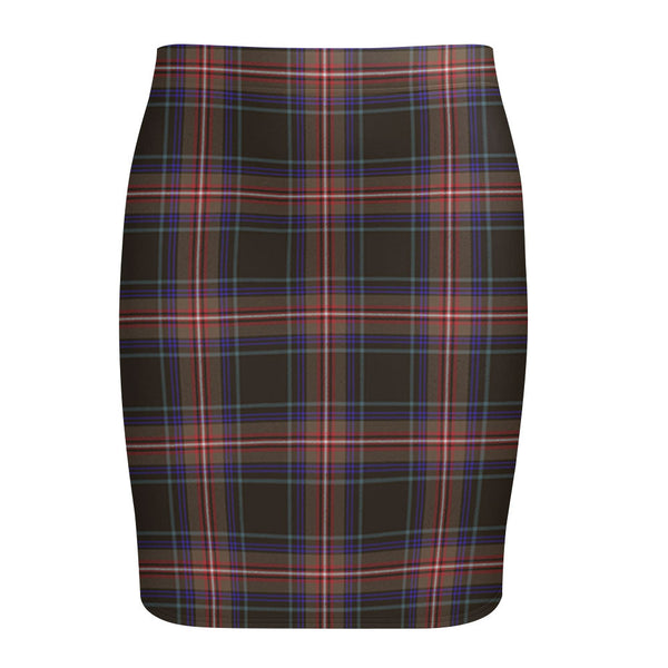 Watt (Wate) Weathered Tartan Fitted Skirt