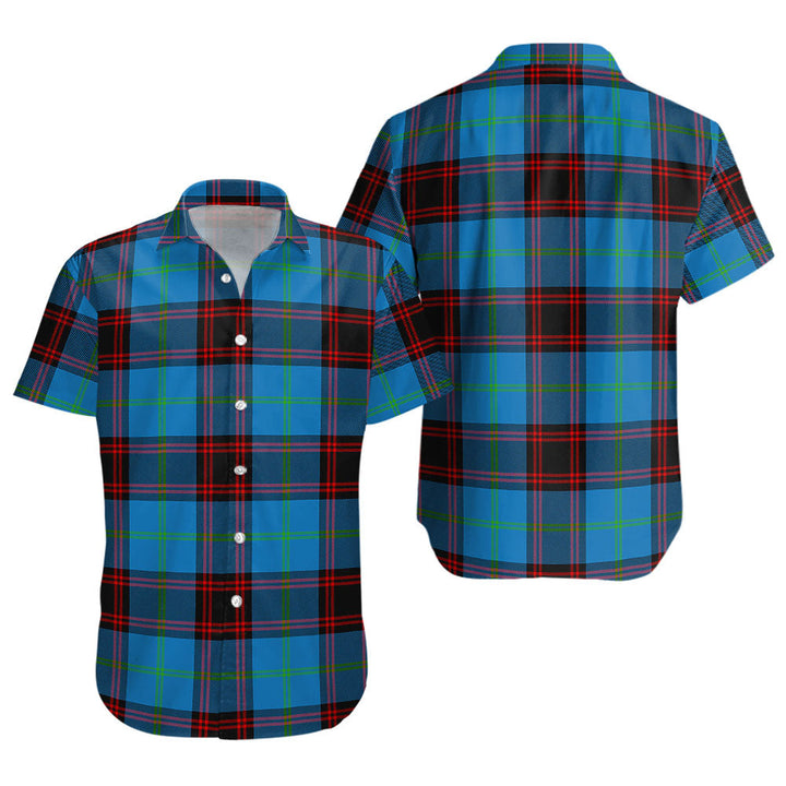 Wedderburn Clan Badge Tartan Short Sleeve Shirt