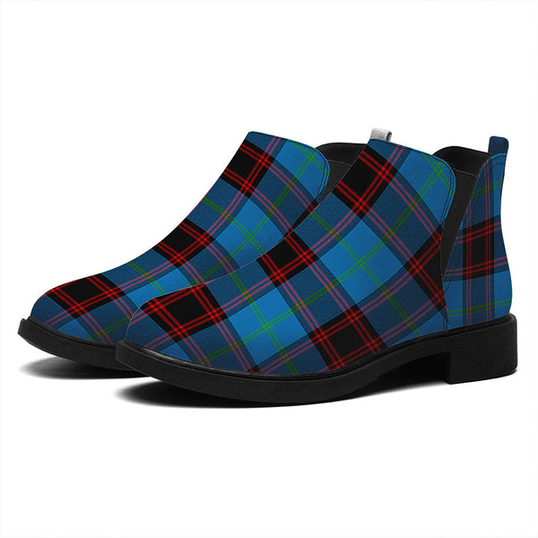Wedderburn Tartan Flat Ankle Boots