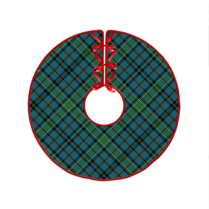 Weir Ancient Clan Badge Tartan Christmas Tree Skirt