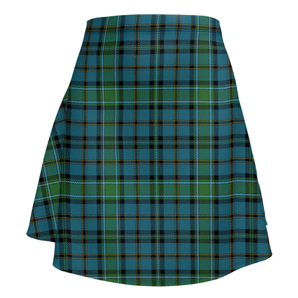 Weir Ancient Clan Badge Tartan Flared Skirt