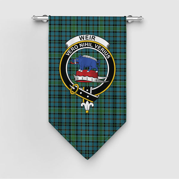 Weir Ancient Clan Badge Tartan Gonfalon