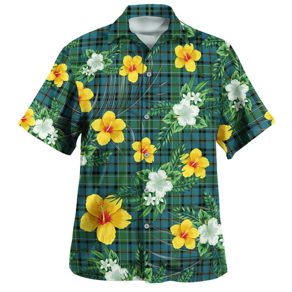 Weir Ancient Clan Badge Tartan Hawaiian Shirt Summer Vibes Style