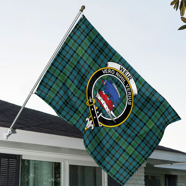 Weir Ancient Clan Badge Tartan House Flag