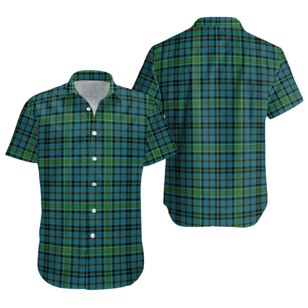 Weir Ancient Clan Badge Tartan Short Sleeve Shirt