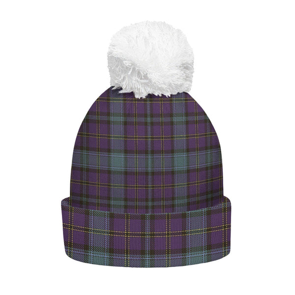 Weir Weathered Clan Badge Tartan Bobble Beanie Hat