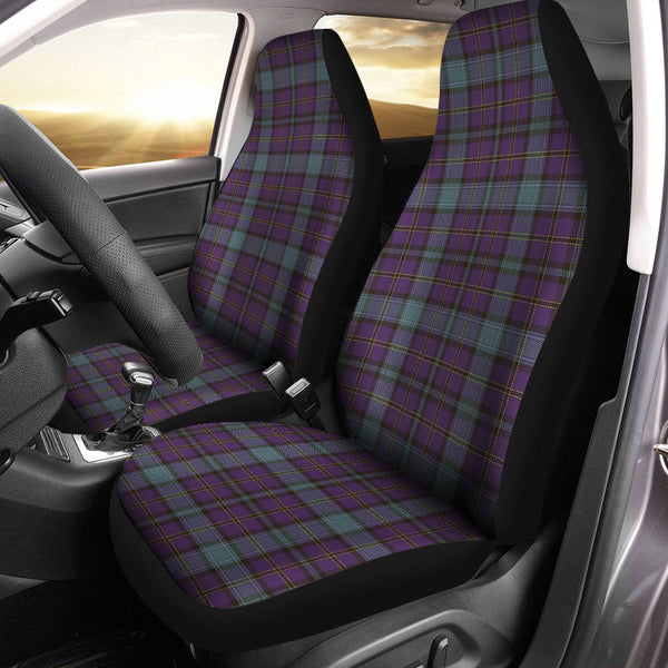 Weir Weathered Clan Badge Tartan Car Seat Covers