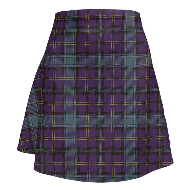 Weir Weathered Clan Badge Tartan Flared Skirt