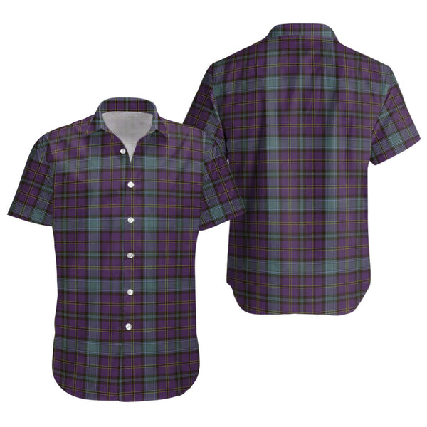 Weir Weathered Clan Badge Tartan Short Sleeve Shirt